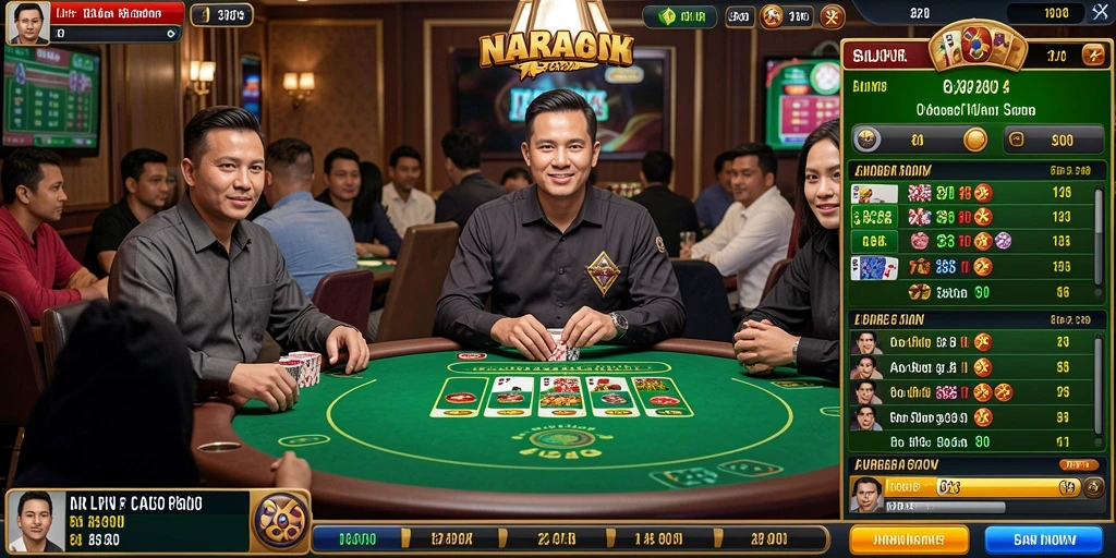 Gambar ketiga menampilkan pemain berinteraksi dalam mode multiplayer.
