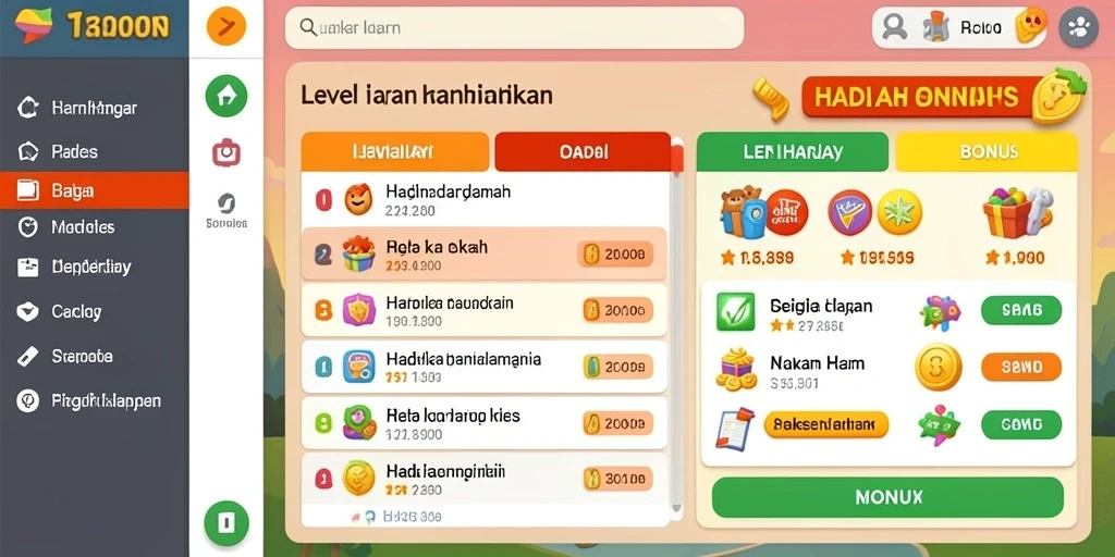 Sistem leaderboard untuk menambah keseruan bermain.