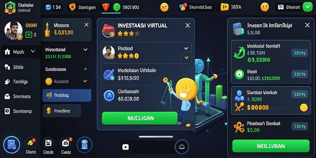 Screenshot menampilkan fitur bonus yang menguntungkan.