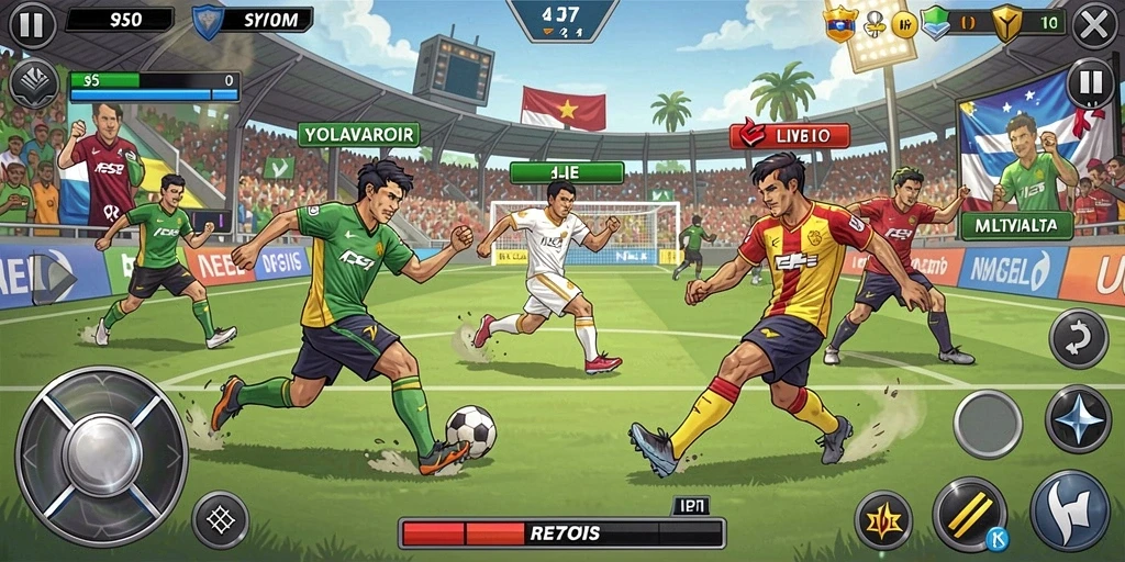 Mode multiplayer yang seru dan kompetitif.