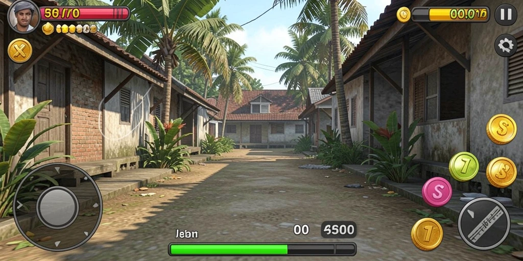 Momen seru saat bertanding di multiplayer.